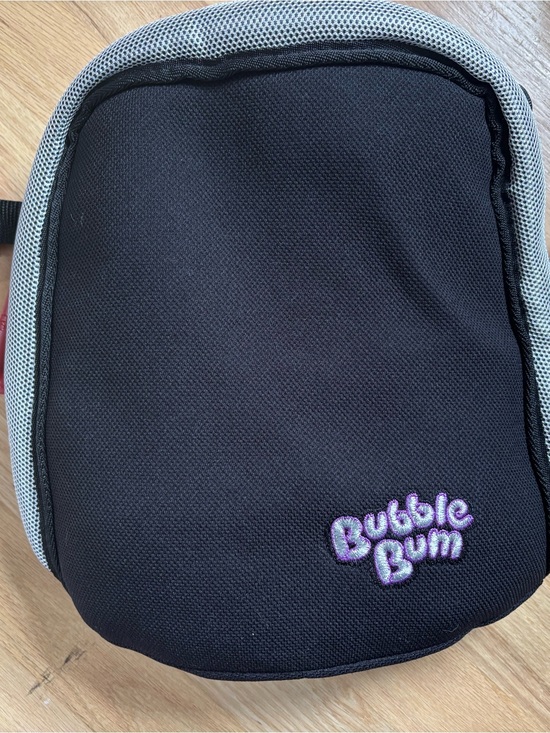 bubble bum Other - Bubble Bum Black Travel Booster Seat with Grey Trim